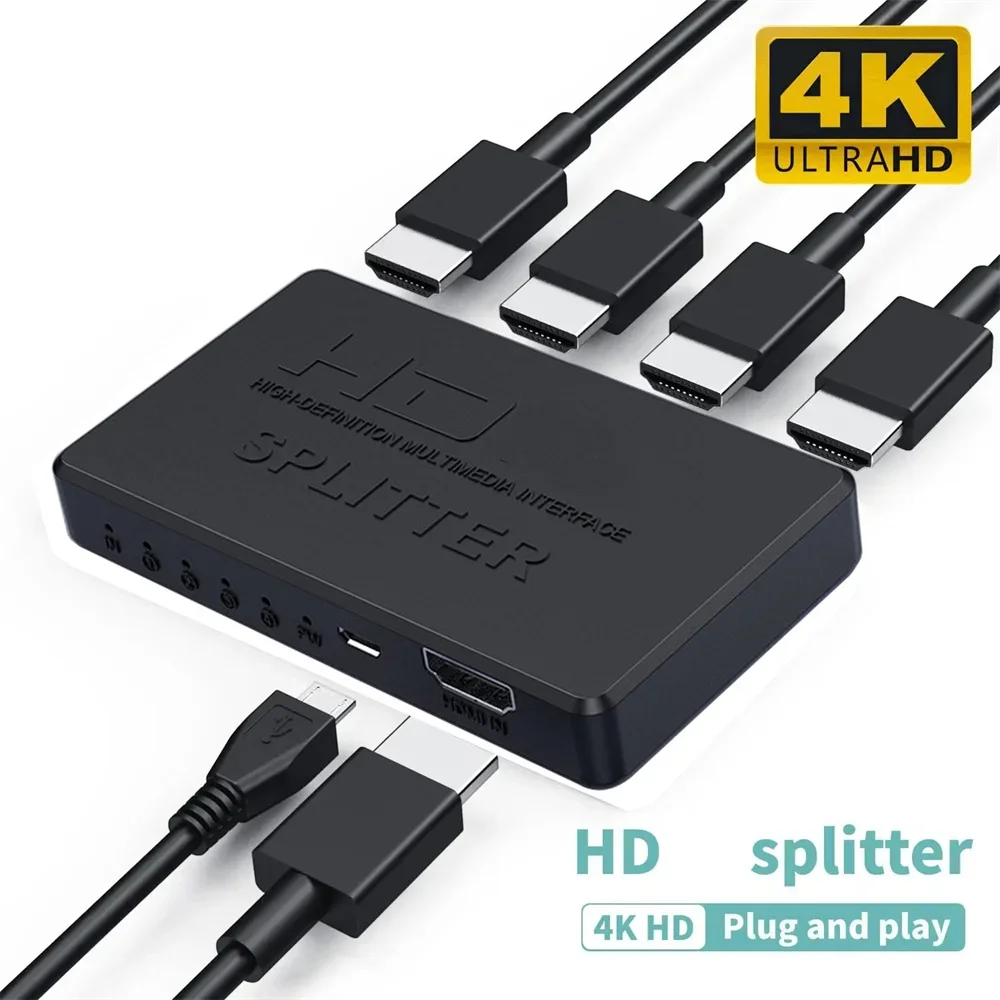 Esports Gaming Hub - HDMI-compatible Splitter HD 4K 2K Video