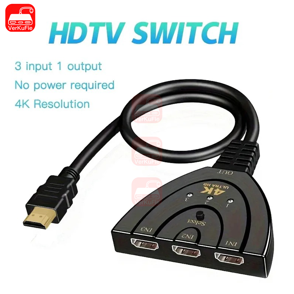 Esports Gaming Hub - 3 Port 4K2K HDMI Switcher 3In1