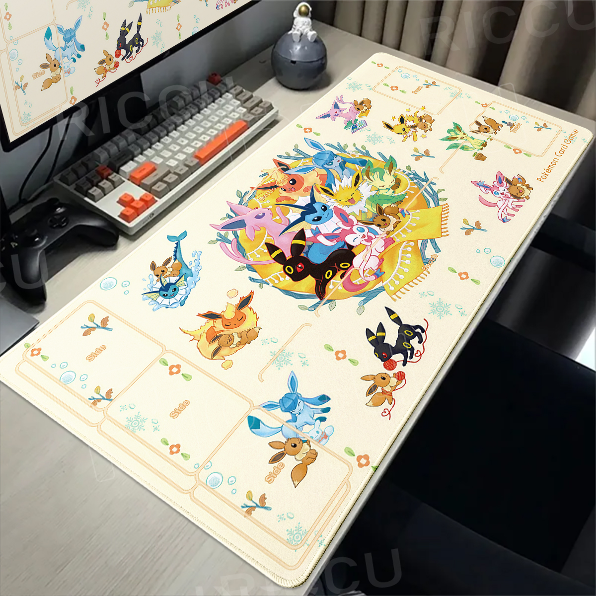 Esports Gaming Keyboard And Mouse - Game Card Pad Anime Gaming Keyboard