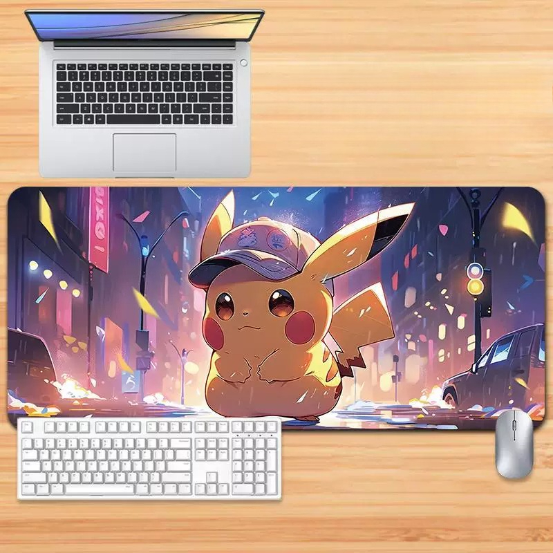 Esports Gaming Keyboard And Mouse - High Quality Pokémon Leather Mouse Pad