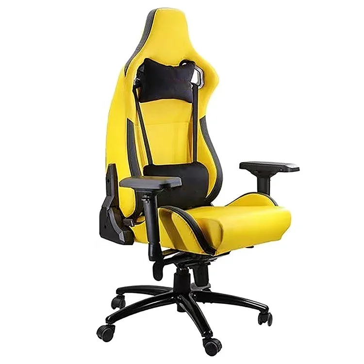 # Yellow And Black PVC Racing  - Esports Gaming Chair avaliação e preço