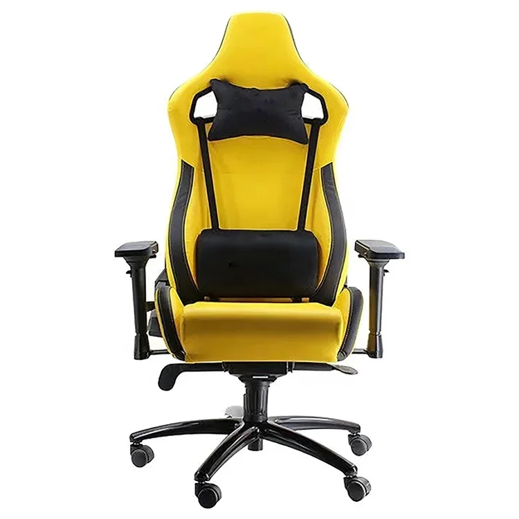 # Yellow And Black PVC Racing  - Esports Gaming Chair avaliação e preço
