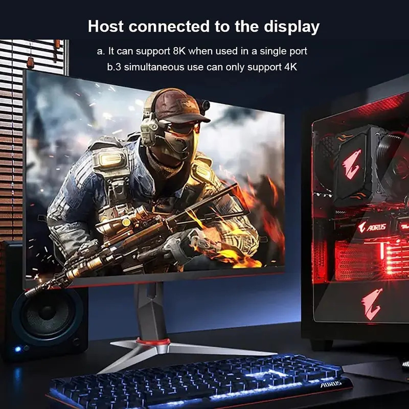 MST DisplayPort Splitter 1 in  - Esports Gaming Hub avaliação e preço
