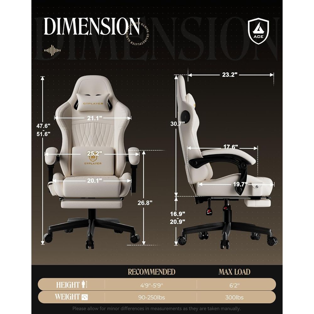 Ergonomic Gaming Chair with In - Rgb Gaming Chair avaliação e preço