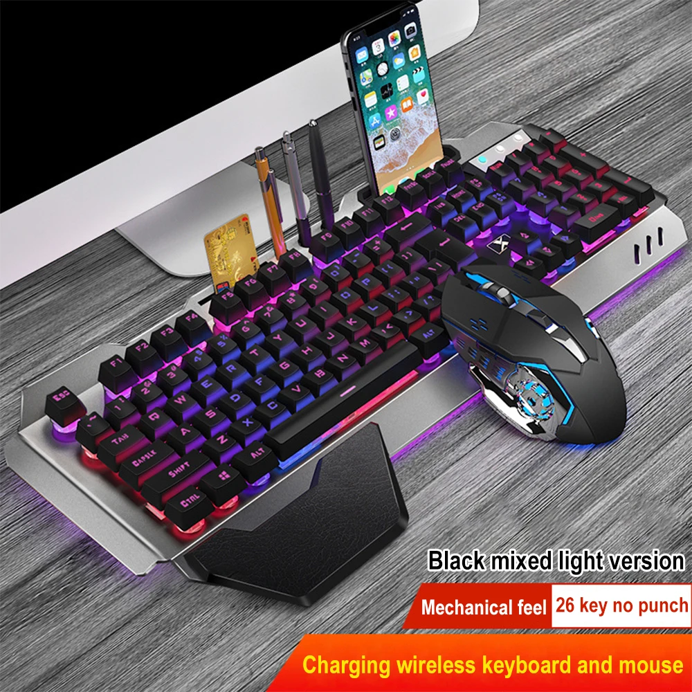 K680 Rechargeable 2.4G wireles - Esports Gaming Keyboard And Mouse avaliação e preço