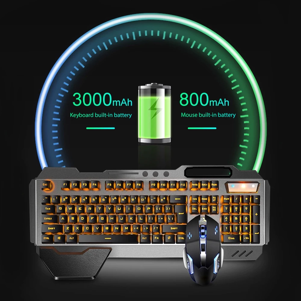 K680 Rechargeable 2.4G wireles - Esports Gaming Keyboard And Mouse avaliação e preço