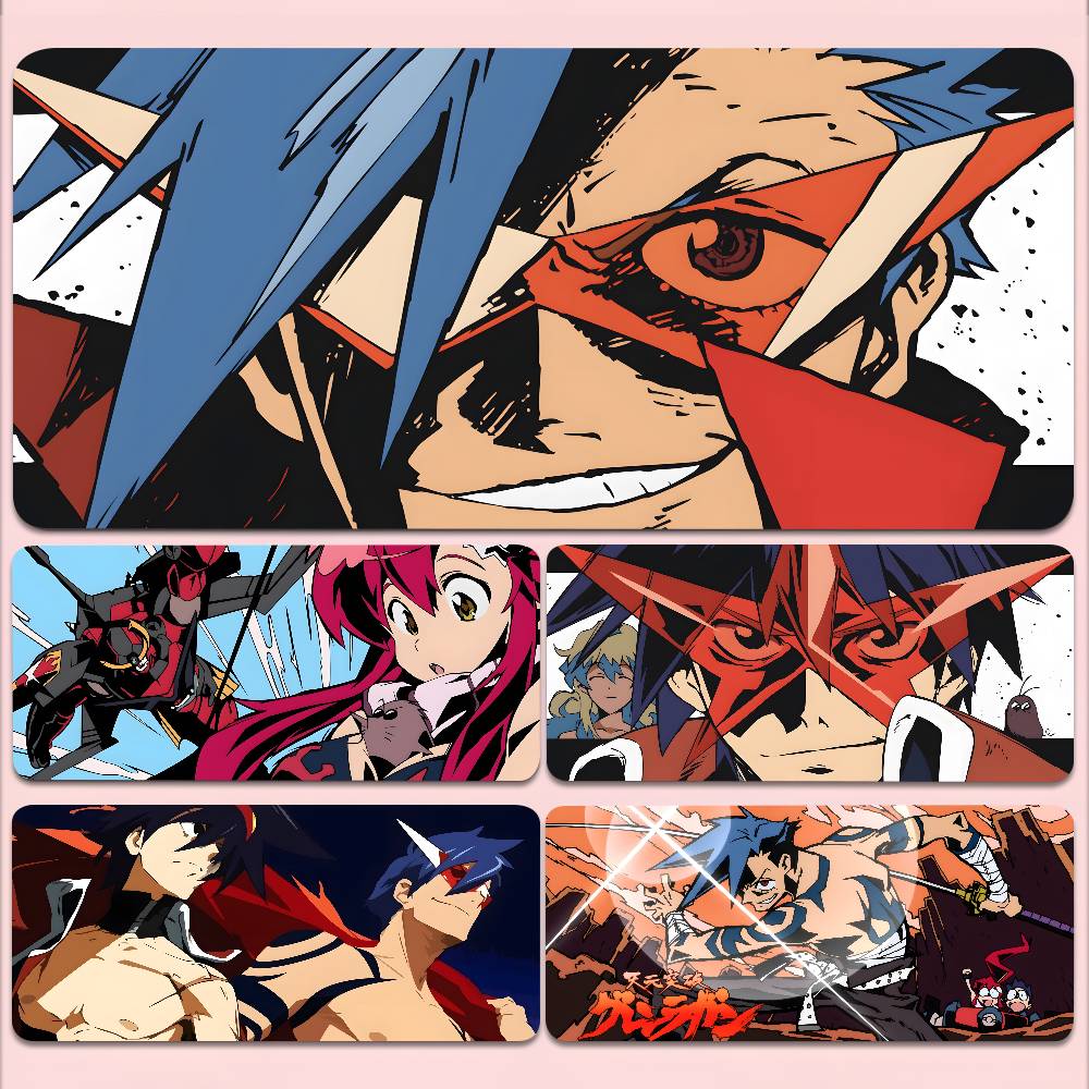 Anime Gurren Lagann Mousepad N - Esports Gaming Keyboard And Mouse avaliação e preço
