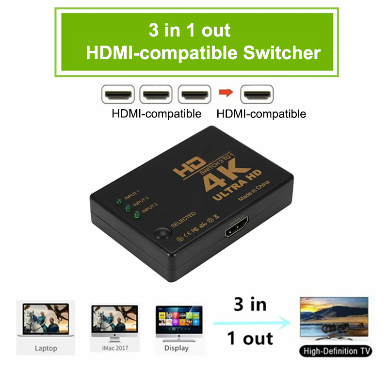 3 in 1 HDMI-compatible Switch  - Esports Gaming Hub avaliação e preço