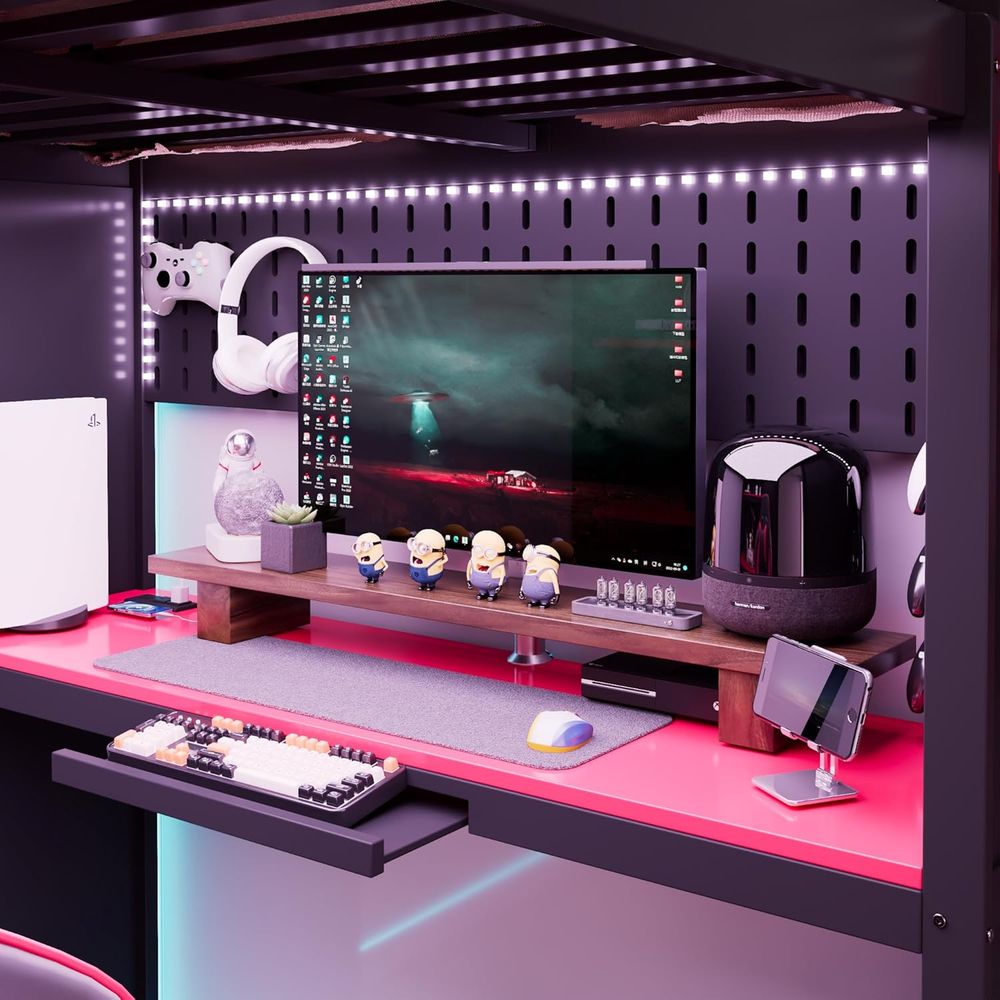 ull Gaming Lot Bed with Wardro - Esports Gaming Station Desk avaliação e preço