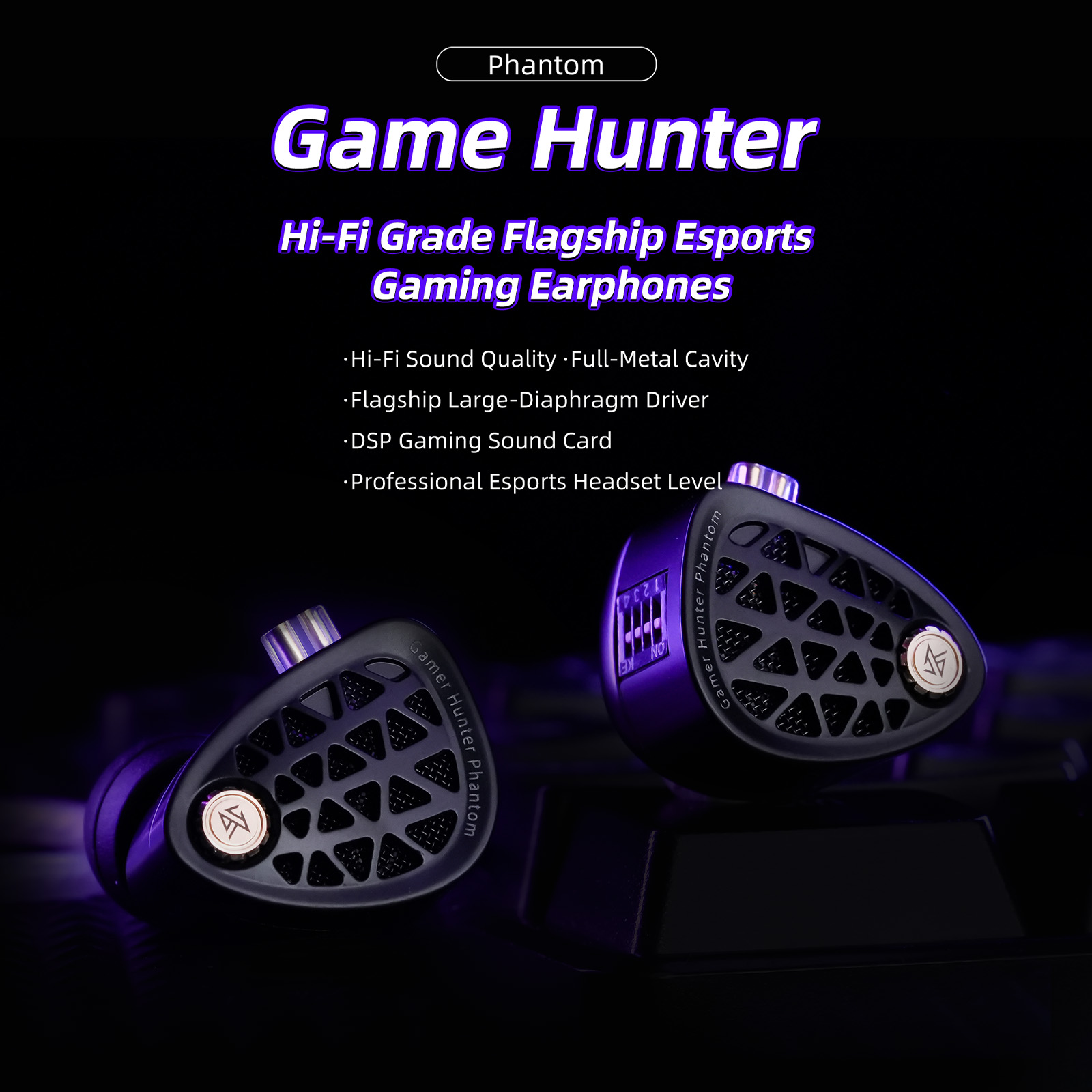KZ Phantom HiFi Grade Flagship - Esports Gaming Mobile avaliação e preço