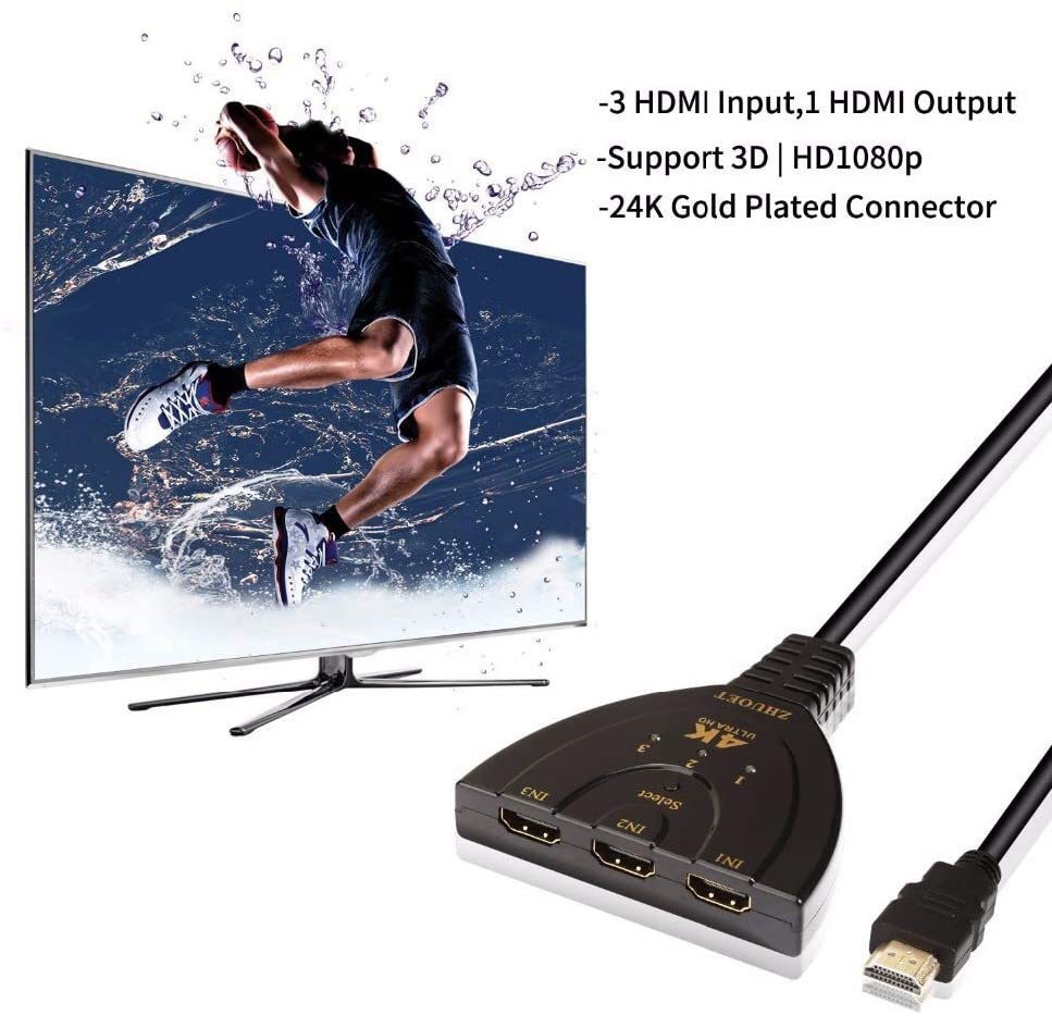 HDMI-compatible Switch KVM Spl - Esports Gaming Hub avaliação e preço