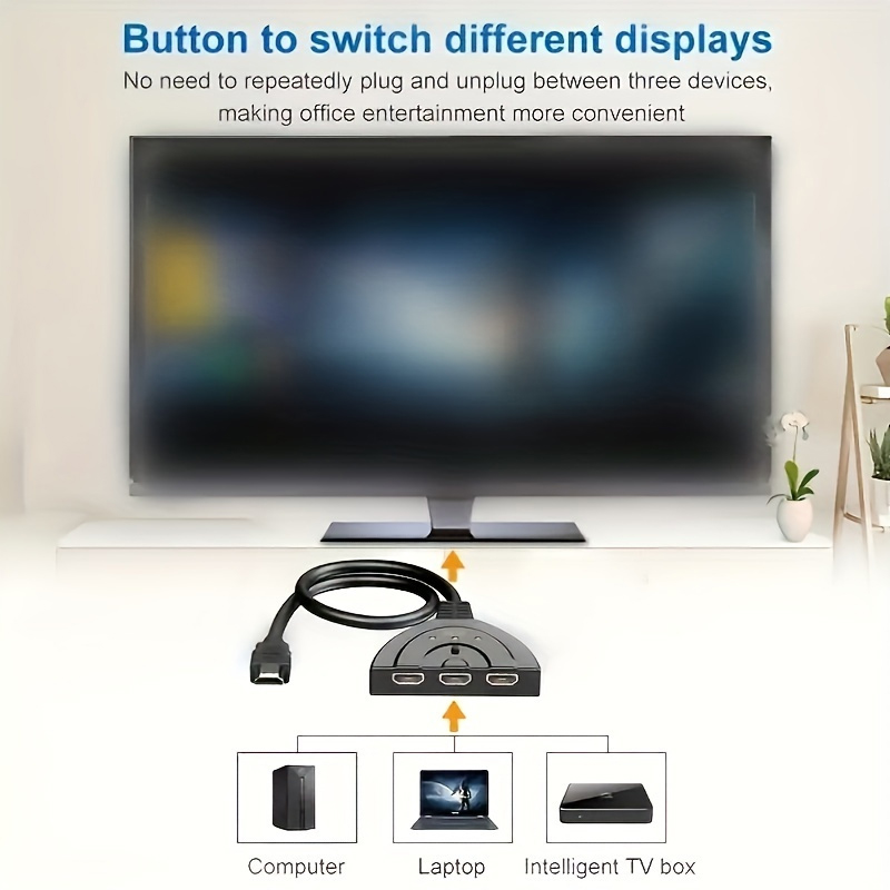 4K*2K 3 Port HDTV-compatible S - Esports Gaming Hub avaliação e preço