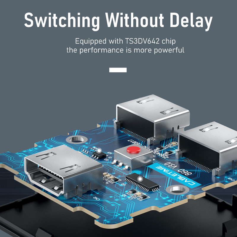 CABLETIME HDMI Switch Splitter - Esports Gaming Hub avaliação e preço