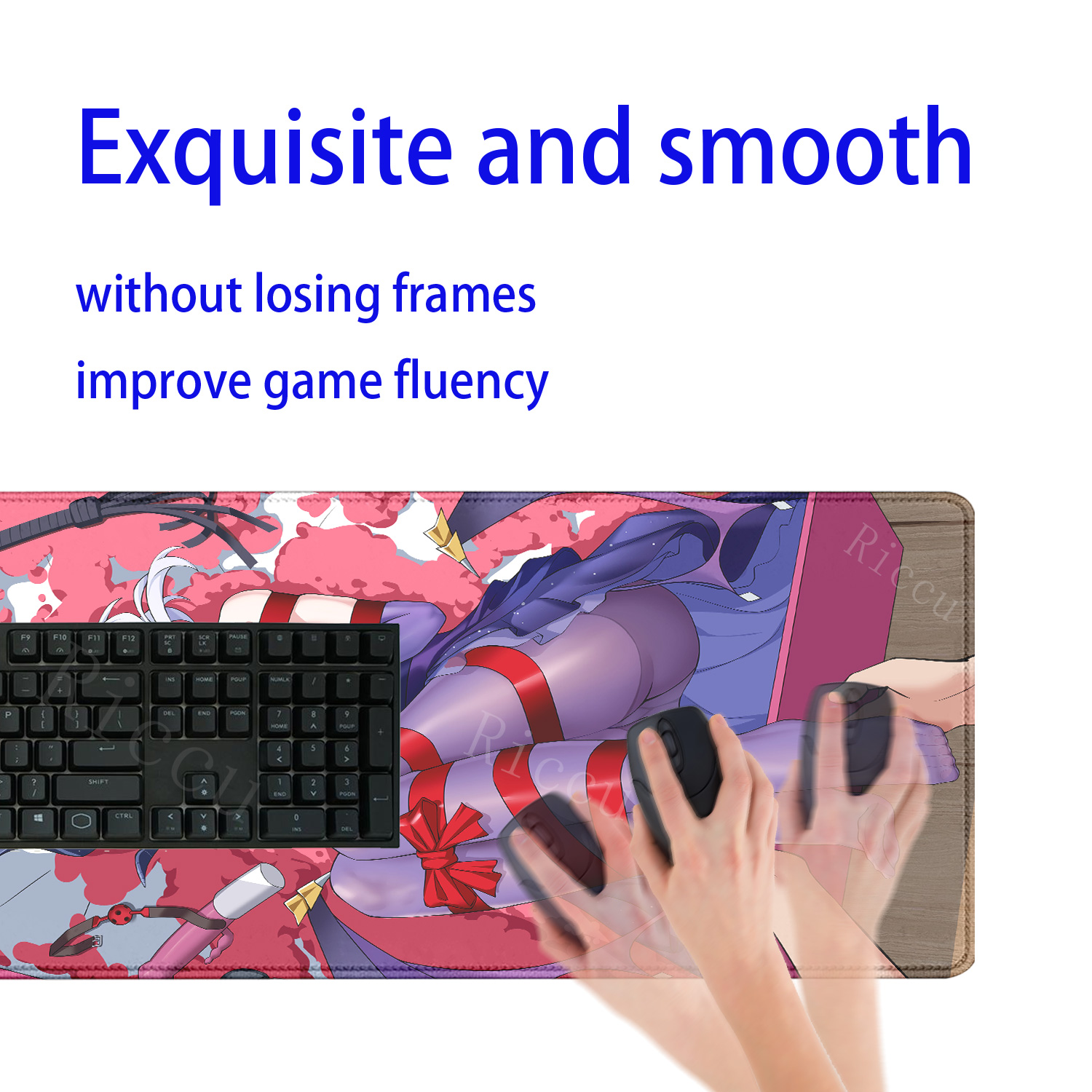 HD B-Blue Archive PC E-Sports  - Esports Gaming Keyboard And Mouse avaliação e preço