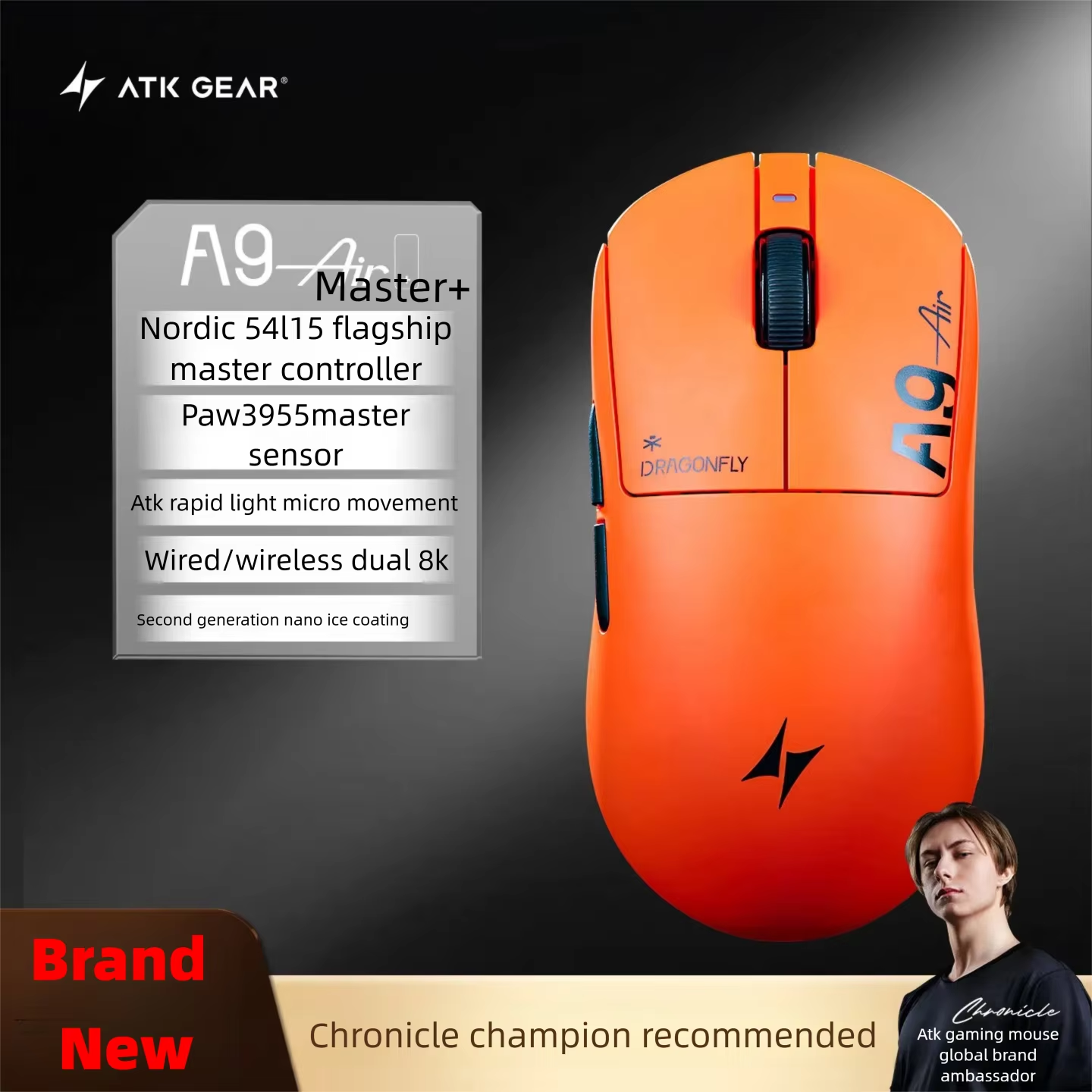 ATK A9 Air Ultimate Plus Gamin - Esports Pc Gaming avaliação e preço