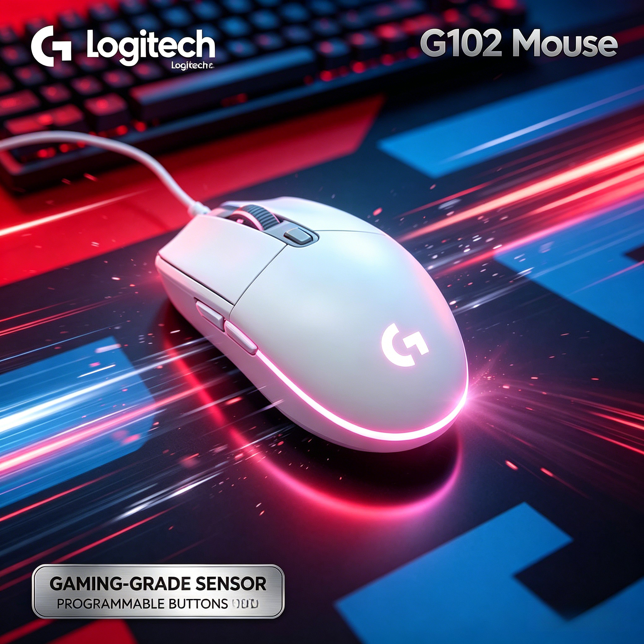 Gaming Mouse Logitech G102 Lig - Esports Gaming Keyboard And Mouse avaliação e preço