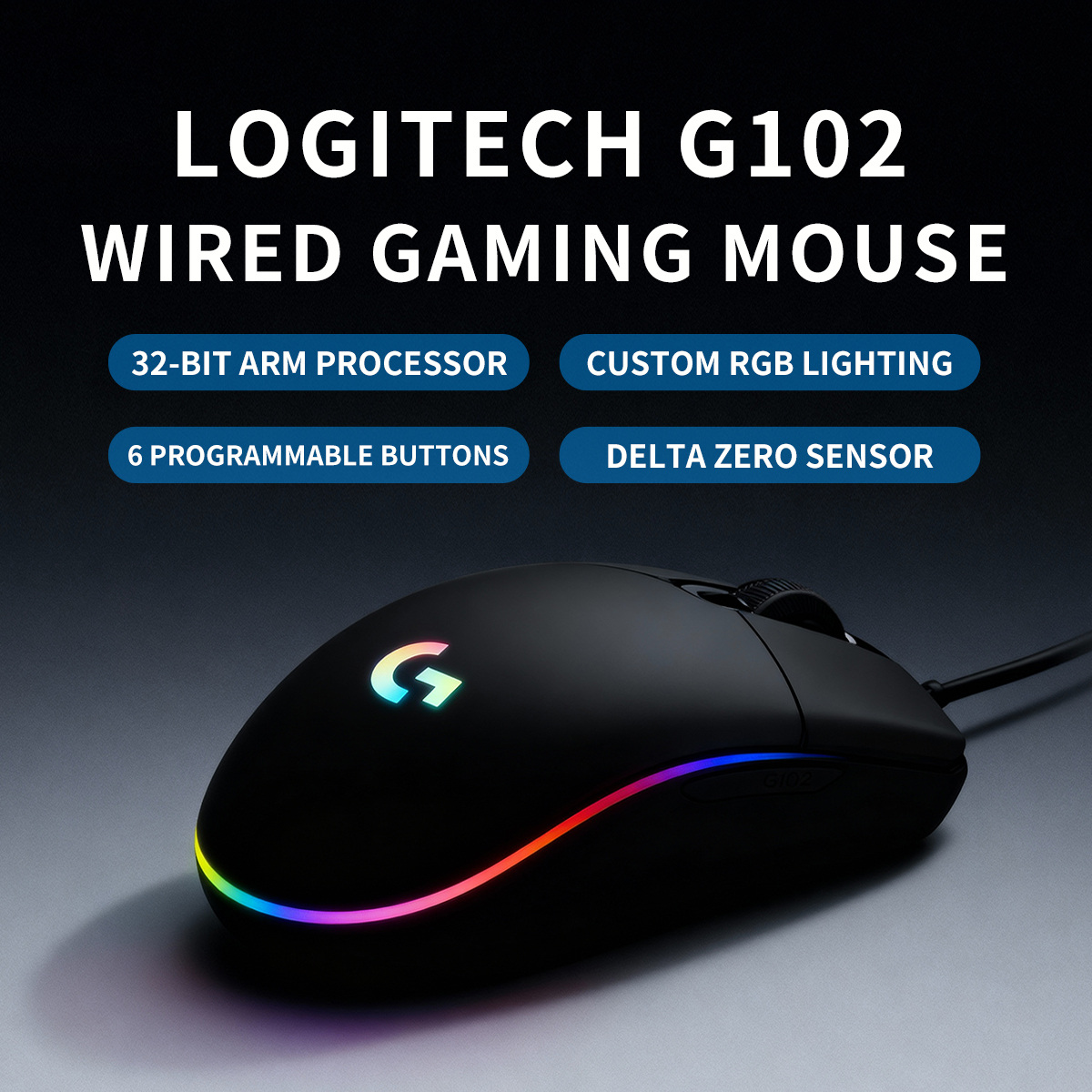 Gaming Mouse Logitech G102 Lig - Esports Gaming Keyboard And Mouse avaliação e preço