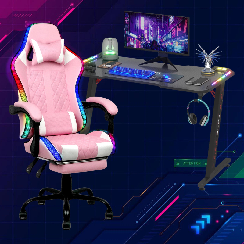 Wholesale Black Ergonomic Tabl - Rgb Gaming Chair avaliação e preço