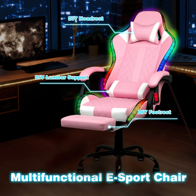 Wholesale Black Ergonomic Tabl - Rgb Gaming Chair avaliação e preço