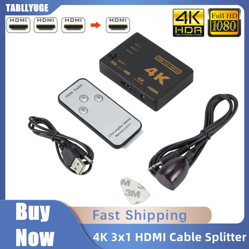 HDMI-compatible Switch 4K Swit - Esports Gaming Hub avaliação e preço