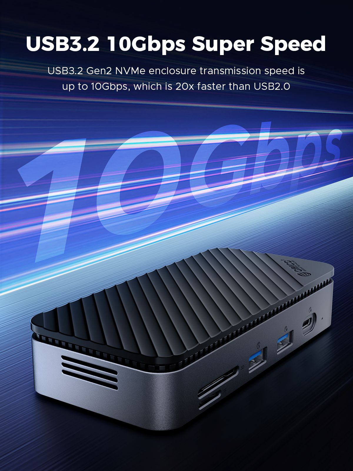 ORICO USB C Display Hub 10Gbps - Esports Gaming Hub avaliação e preço