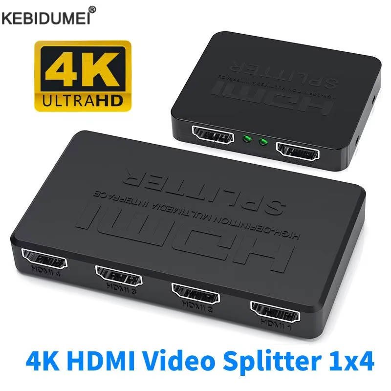 1 in 4 Out HDMI Splitter HD 4K - Esports Gaming Hub avaliação e preço