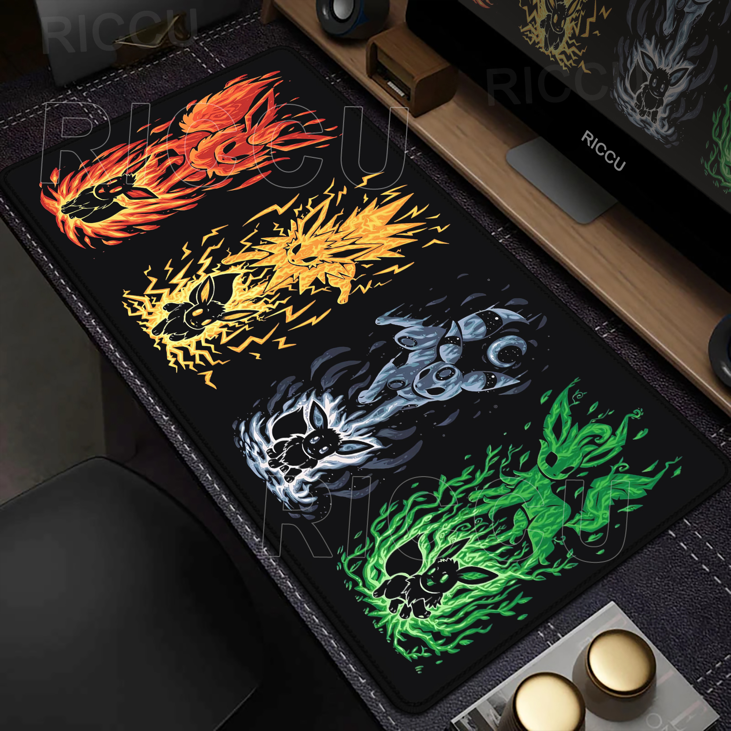 XXL Mouse Pad Anime P-Pokemons - Esports Gaming Keyboard And Mouse avaliação e preço