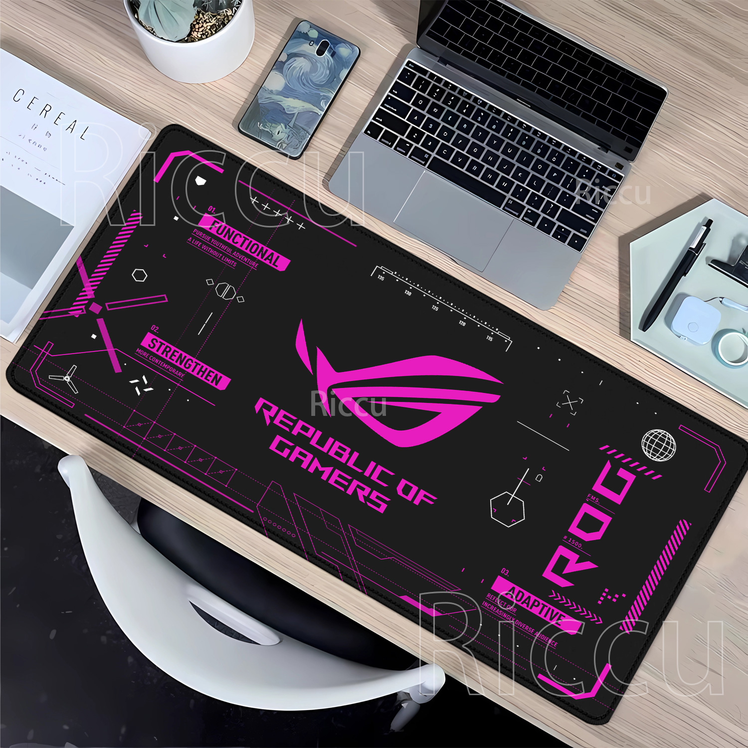 R-ROG Large Gaming Mouse Pad A - Esports Gaming Keyboard And Mouse avaliação e preço