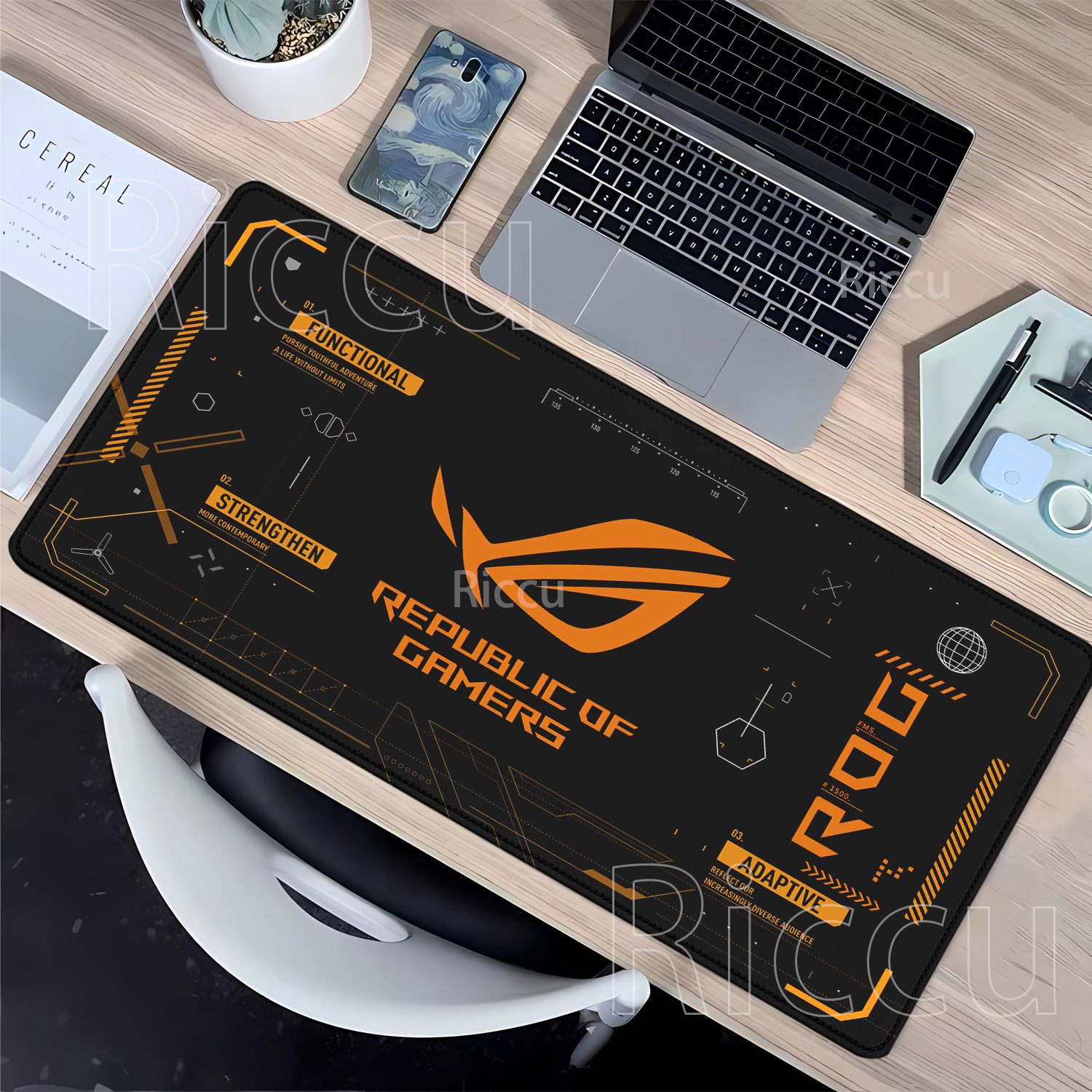 R-ROG Large Gaming Mouse Pad A - Esports Gaming Keyboard And Mouse avaliação e preço