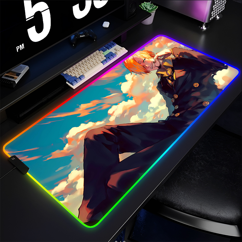 RGB Anime Mouse pad one piece  - Esports Pc Gaming avaliação e preço