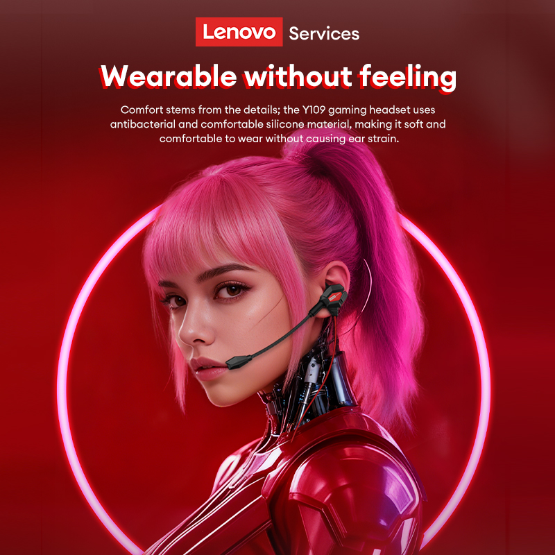 Lenovo Y109 Wired Gaming Heads - Esports Gaming Mobile avaliação e preço