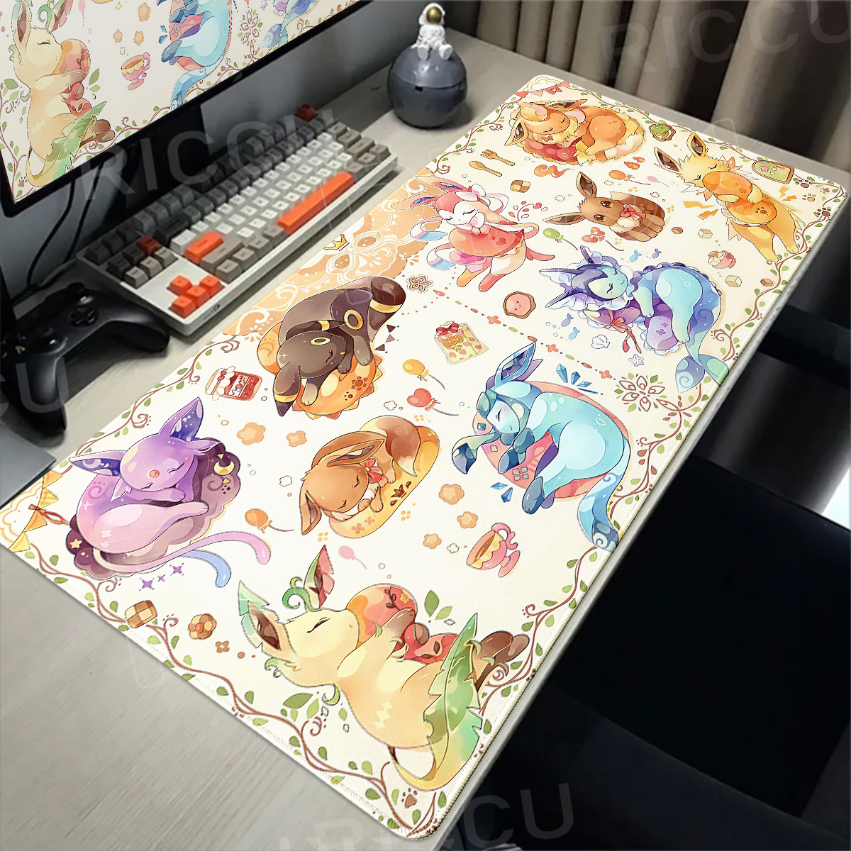 Game Card Pad Anime Gaming Key - Esports Gaming Keyboard And Mouse avaliação e preço