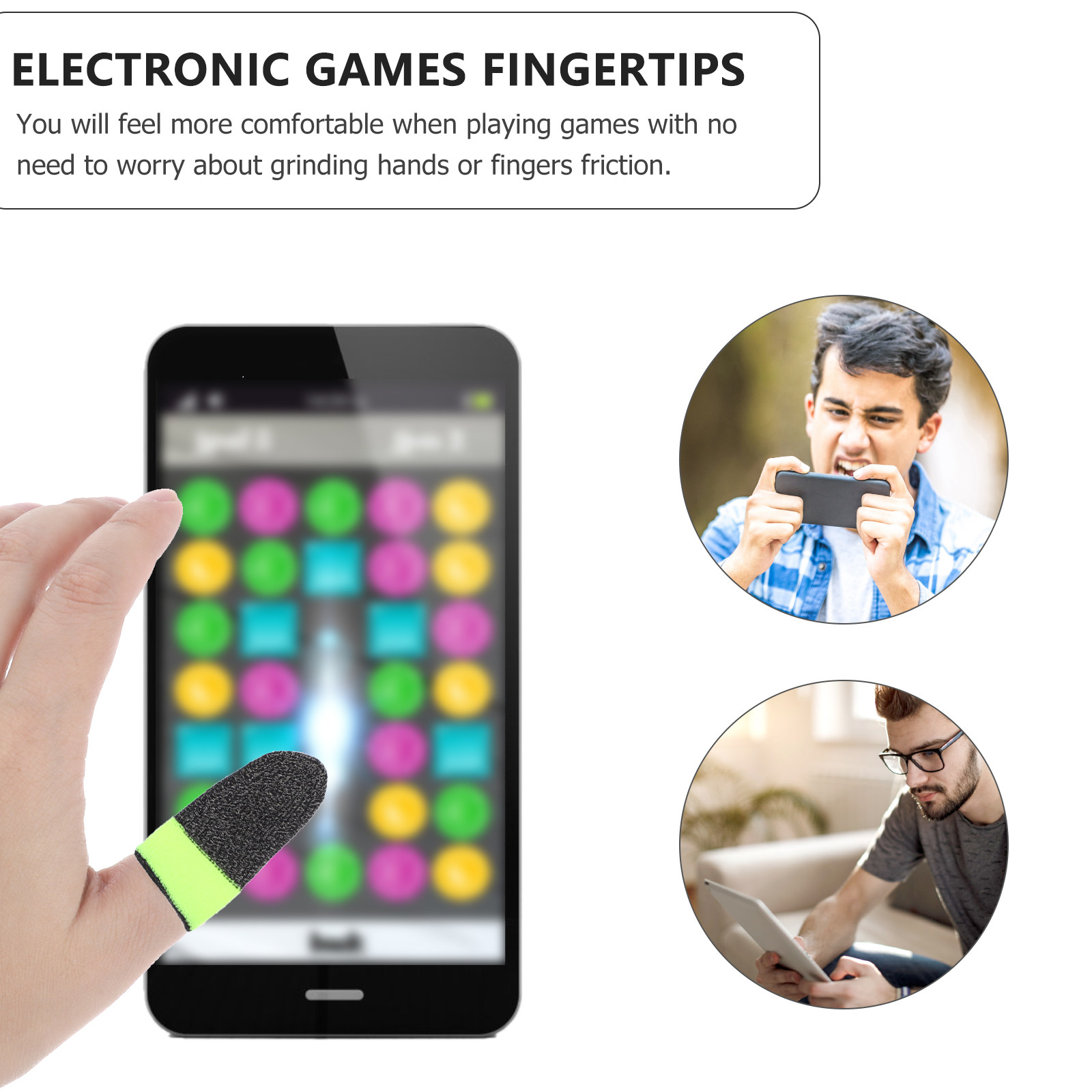 4Pairs Gaming Finger Sleeve Pr - Esports Gaming Mobile avaliação e preço