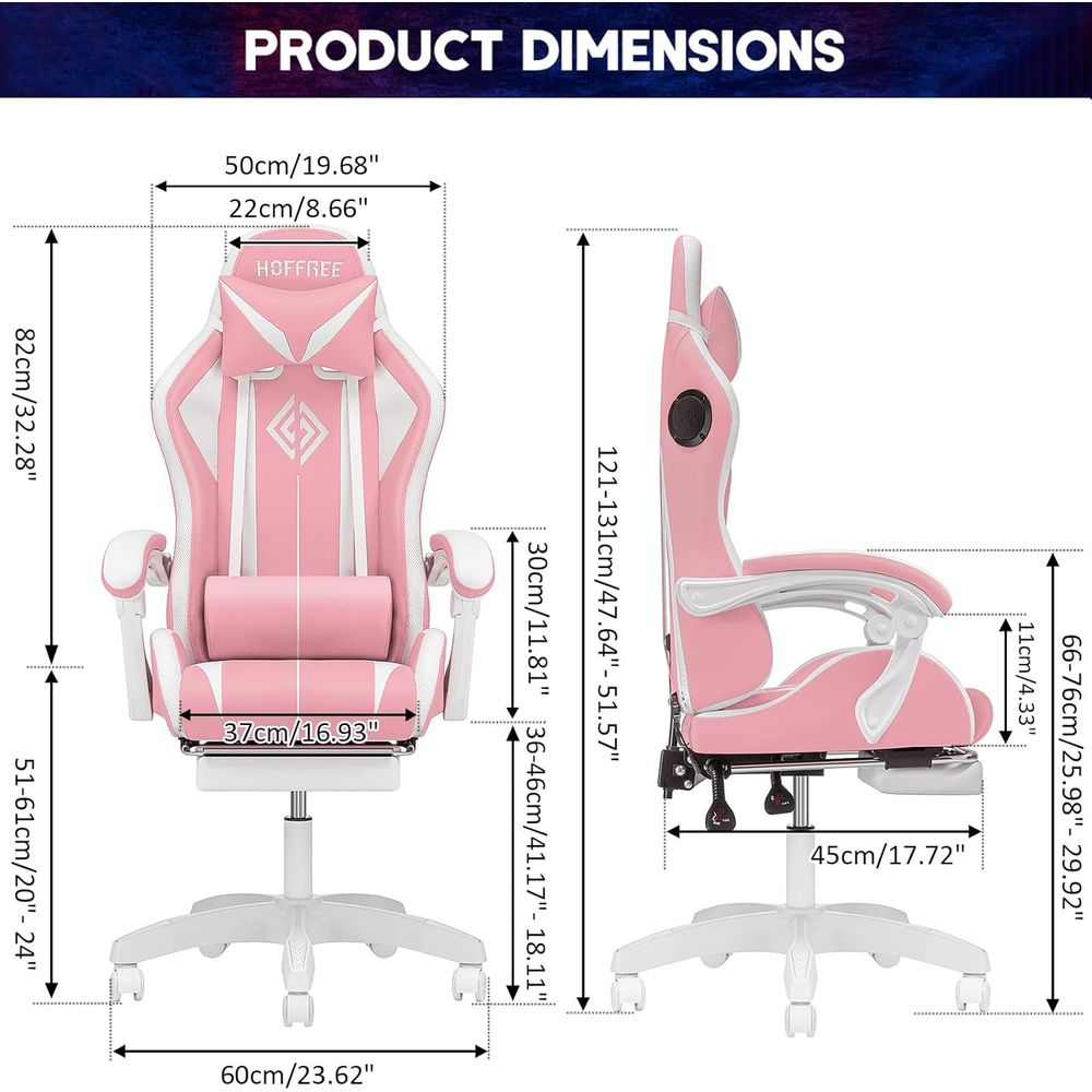 Ergonomic High-Back Gaming Cha - Rgb Gaming Chair avaliação e preço