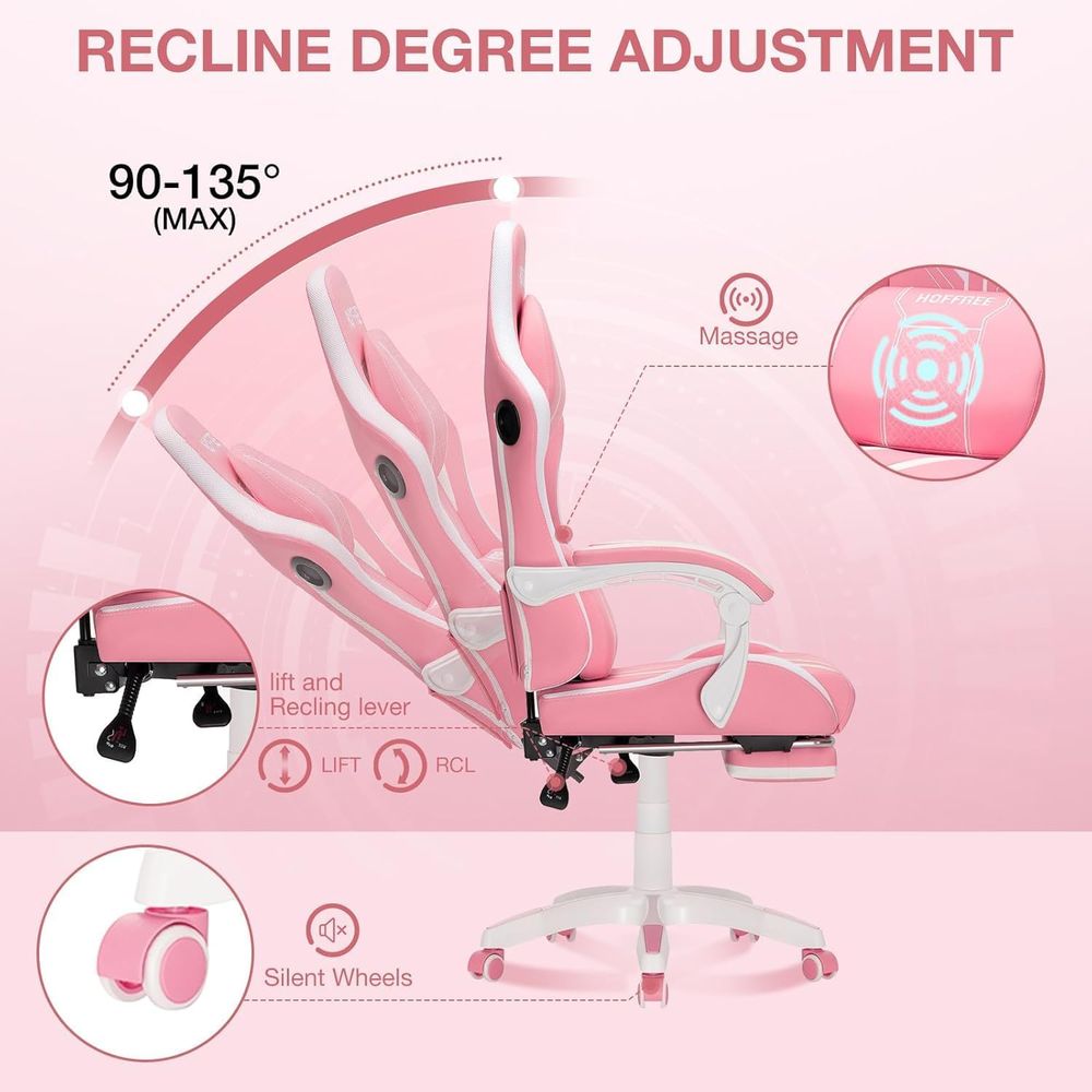 Ergonomic High-Back Gaming Cha - Rgb Gaming Chair avaliação e preço