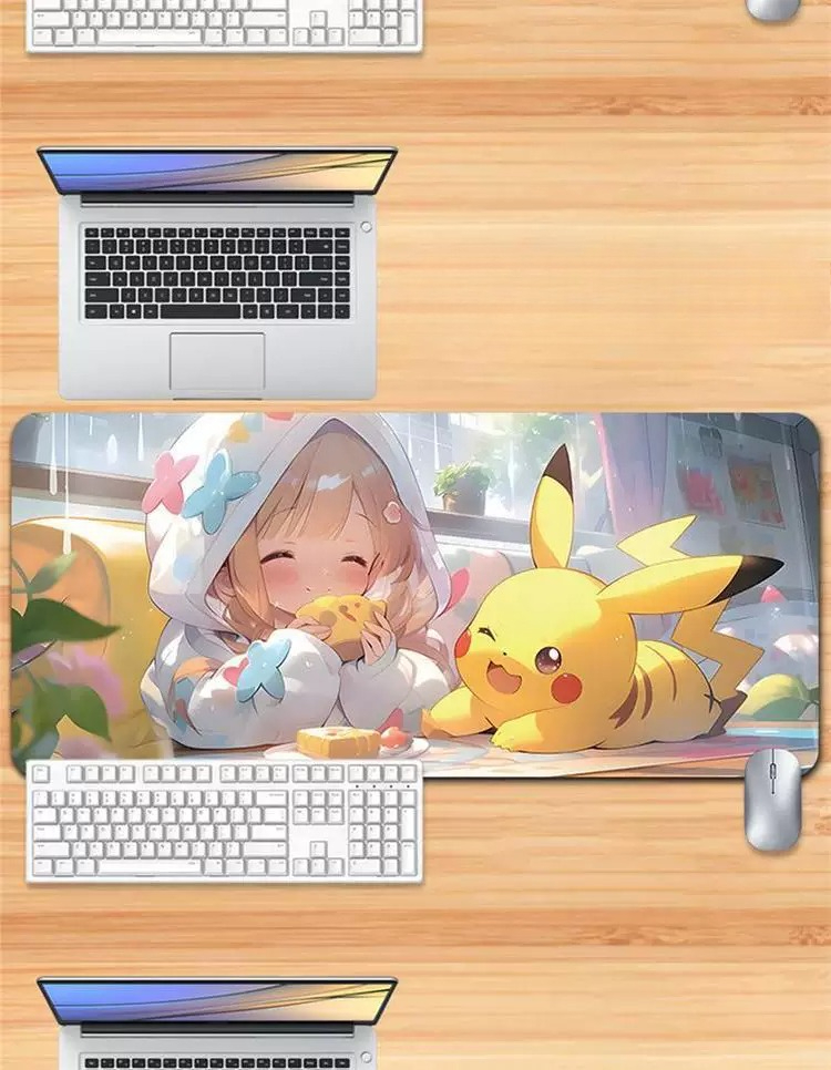 High Quality Pokémon Leather M - Esports Gaming Keyboard And Mouse avaliação e preço