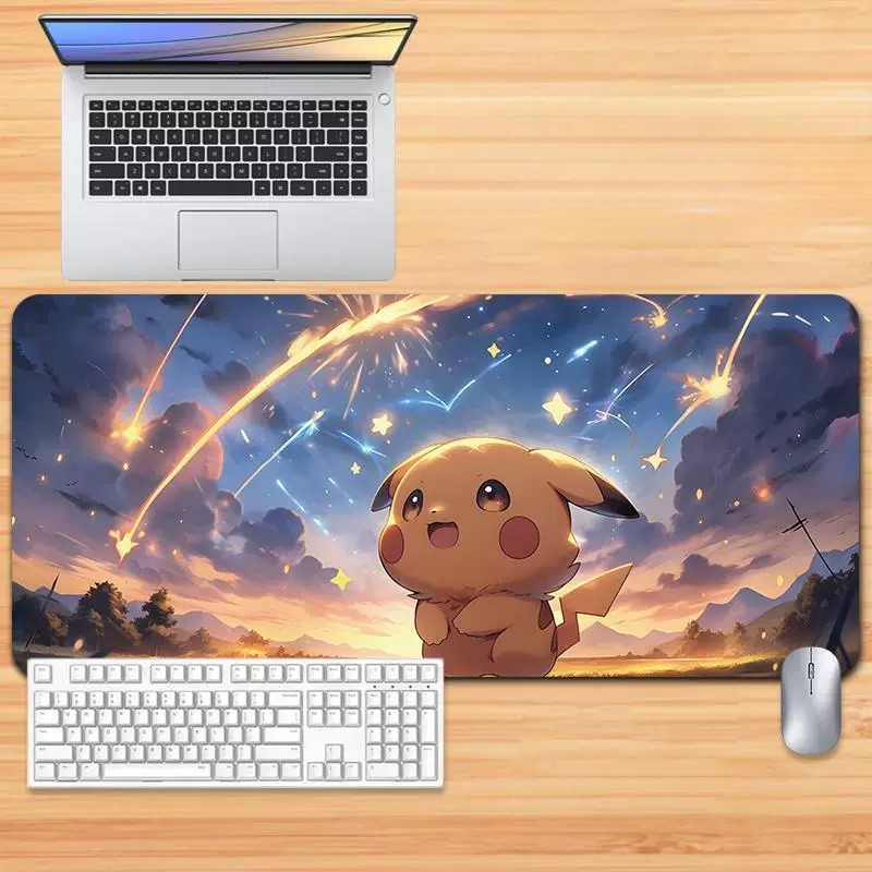 High Quality Pokémon Leather M - Esports Gaming Keyboard And Mouse avaliação e preço
