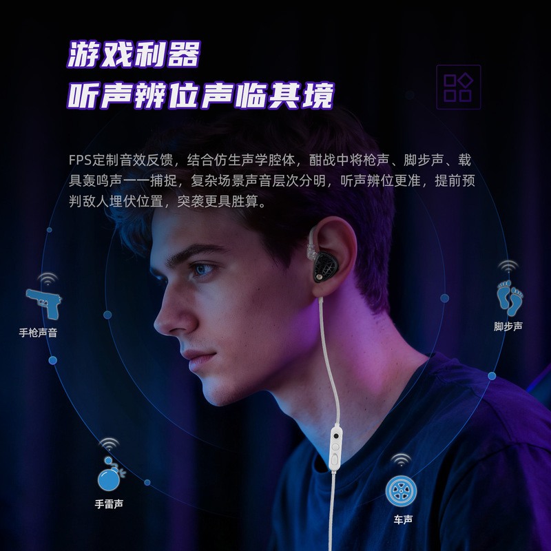 KZ Phantom HiFi Flagship Gamin - Esports Gaming Mobile avaliação e preço