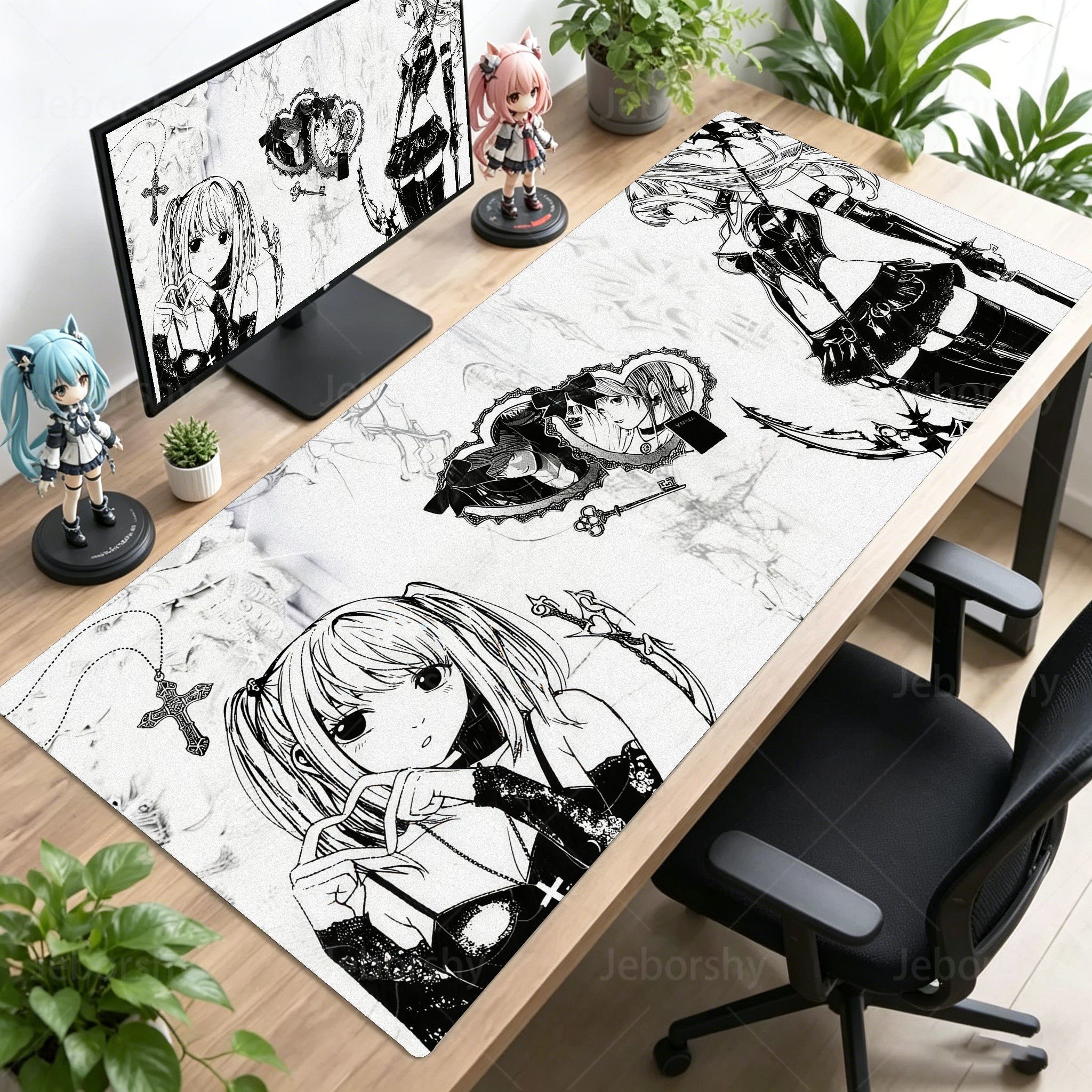 New Misa Amane Light Yagami De - Esports Gaming Keyboard And Mouse avaliação e preço
