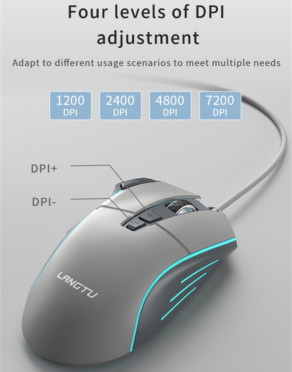 Professional Gaming Mouse 8 Ke - Esports Gaming Free Fire avaliação e preço