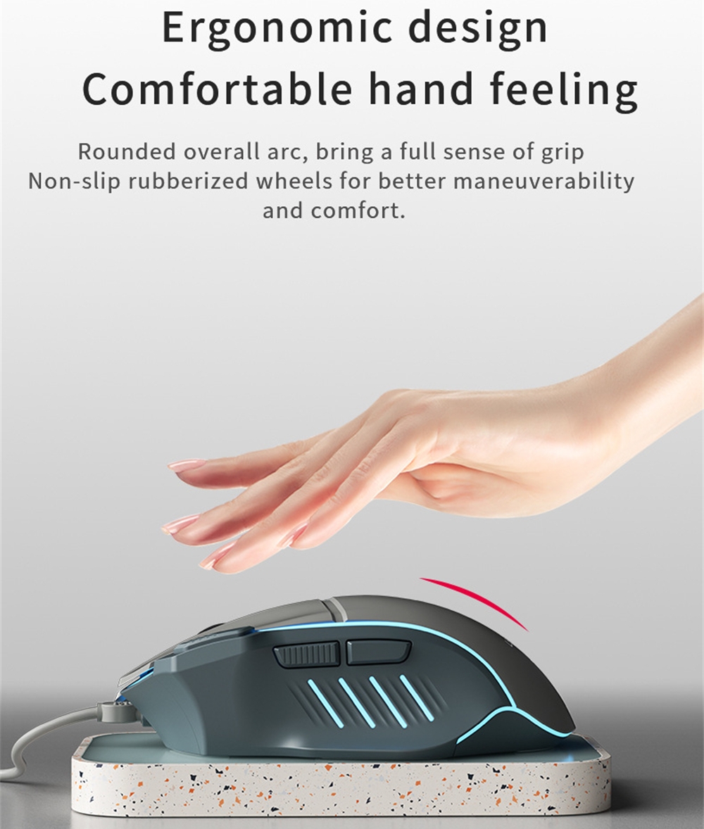 Professional Gaming Mouse 8 Ke - Esports Gaming Free Fire avaliação e preço