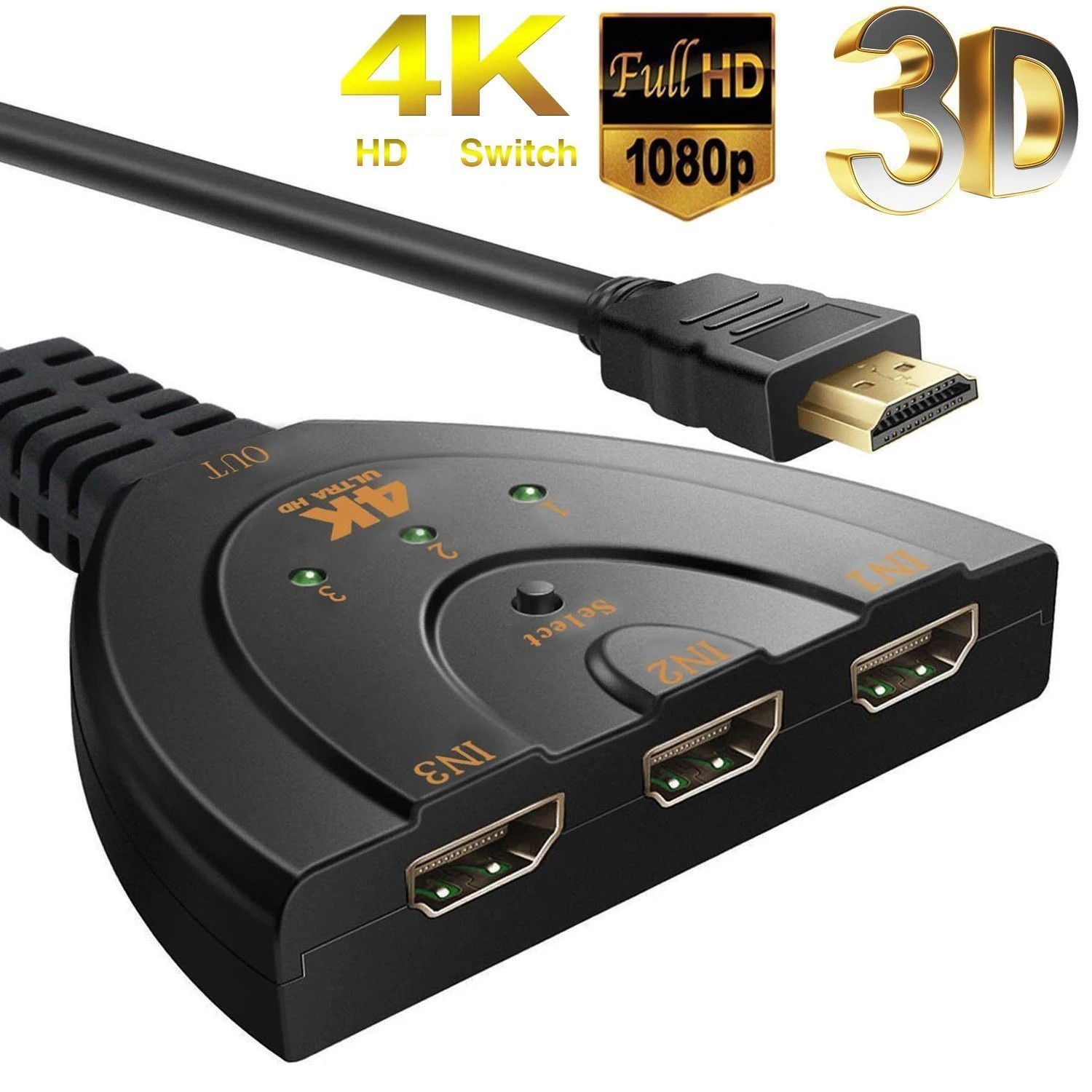 HDMI-compatible Switch 4K*2K 3 - Esports Gaming Hub avaliação e preço