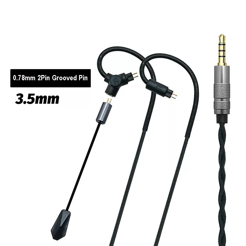 0.78 QDC MMCX Gaming Earphone  - Esports Gaming Mobile avaliação e preço